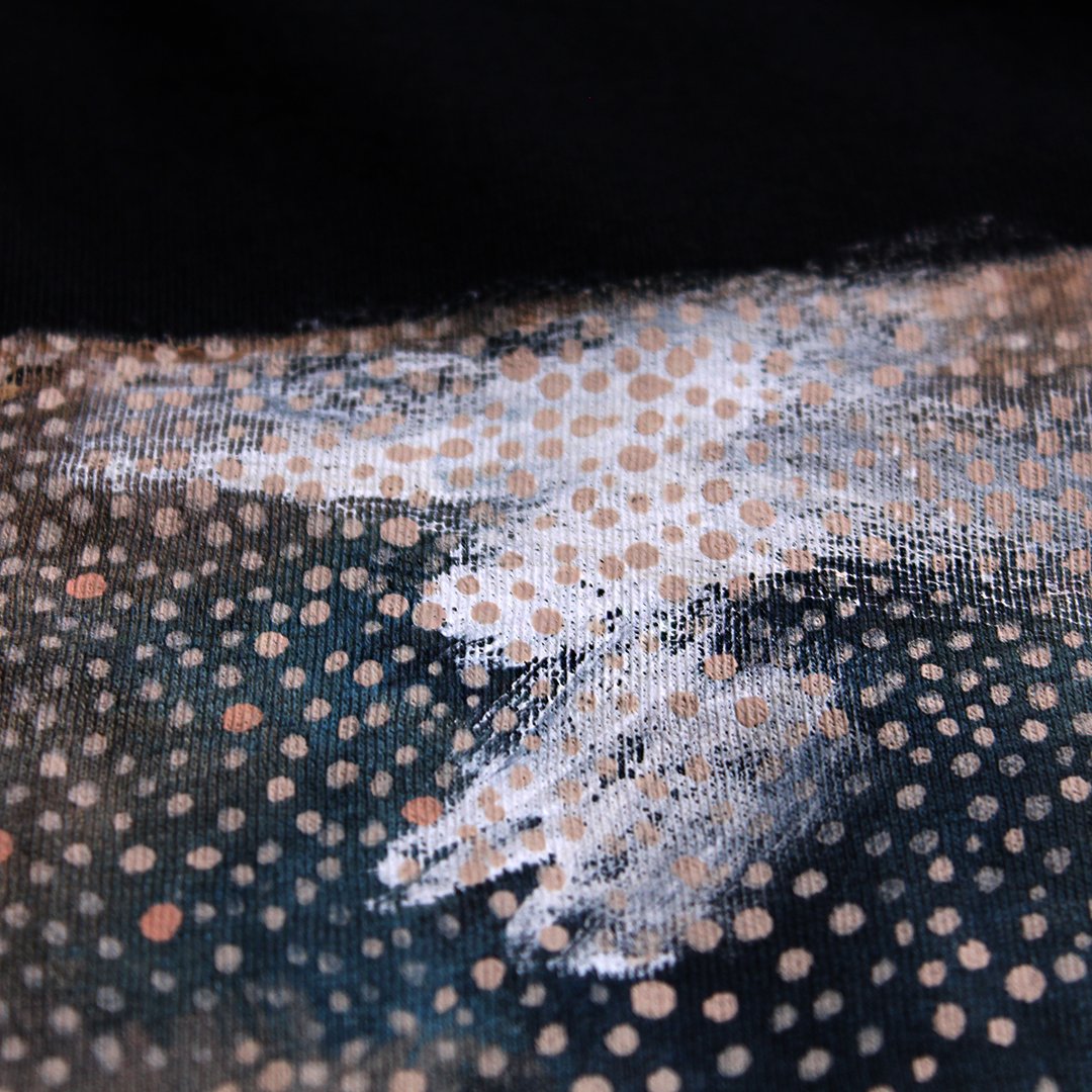 Hand-painted Space T-Shirt 3 _ detail 2