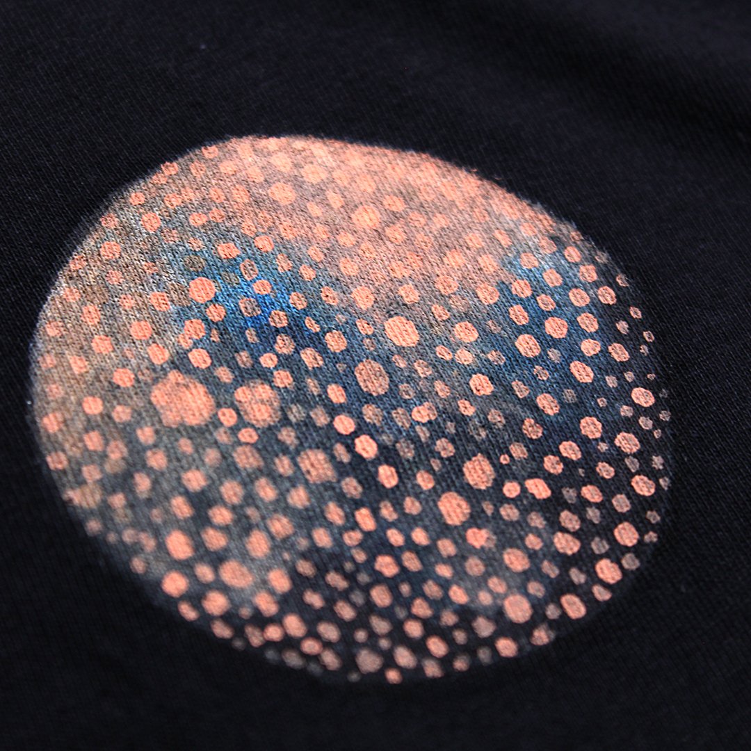 Hand-painted Space T-Shirt 5 _ detail 1