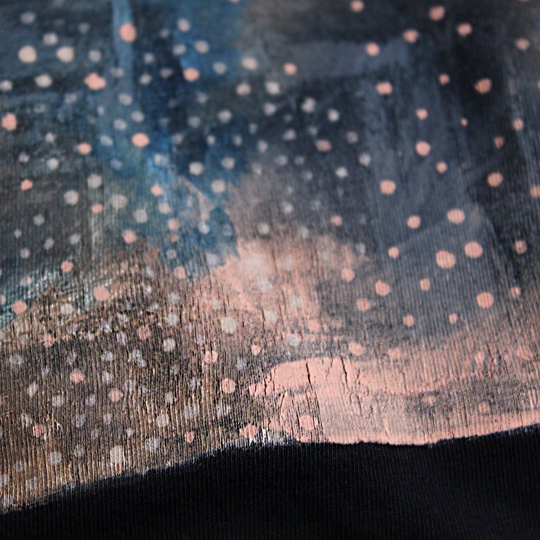 Hand-painted Space T-Shirt 5 _ detail 2