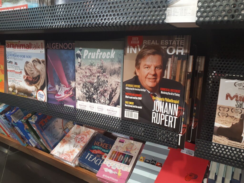 Prufrock Magazine Sold at Exclusive Books Cape Town International Airport _ Caitlin Mkhasibe