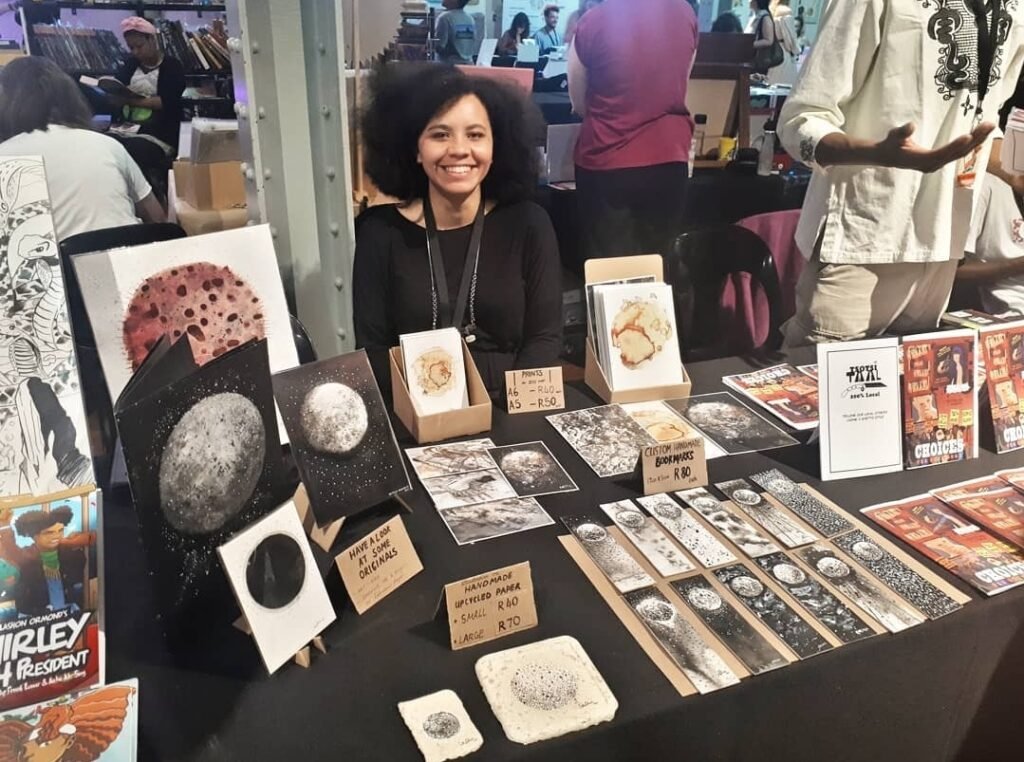 Caitlin Mkhasibe at Open Book Festival: Comics Fest 2019